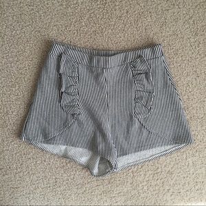 Zara Striped Knit Shorts